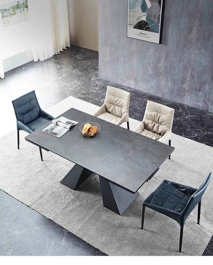 Extendable Extending Dining Table Coffee Restaurant Kitchen Study Dining Table Modern Luxury Service Mesa Living Room Furniture